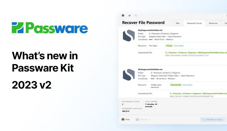 Passware Kit 2023 v2  – رمزگشایی Steganos و با دور زدن پسورد Mac EFI Firmware