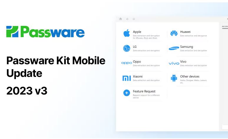 Passware Kit Mobile 2023 V3 بیش از 180 دستگاه تلفن همراه جدید را با استفاده از قابلیت های GPU رمزگشایی می کند